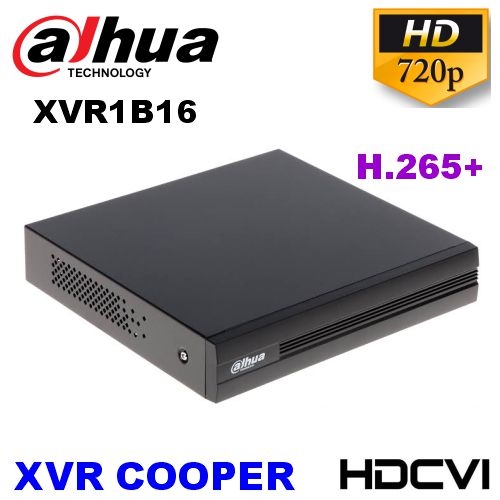 DVR 16CH PENTABRIDO | H.265+ | 720P | VGA & HDMI | 1 HDD | 16+2CH IP | ONVIF 2.4.1