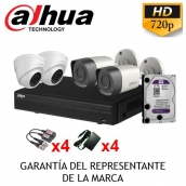 KIT DE 04 CAMARAS HD720P