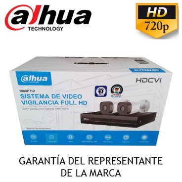 KIT 4 CAM 1080P + DVR 8CH 720P/1080N