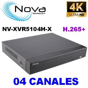 XVR COOPER 4Ch PENTAHÍBRIDO ( Análogo / IP / HDCVI / AHD / TVI ) 8MP / 5MP / 4MP /  1080P | H.265+ | 80 Mbps | 2 análogos + 7 IP | VGA & HDMI | 1 HDD