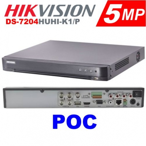 DVR POC Turbo HD 4.0  04CH 5MP / 3MP / 1080P