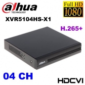 DVR 4CH PENTABRIDO | H.265+ | 1080P | VGA & HDMI | 1 HDD | 4+2CH IP | ONVIF 16.12