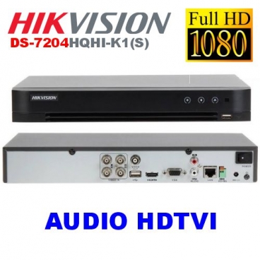 DVR Turbo HD 4.0 METAL  04CH 1080P CON AUDIO