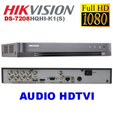 DVR Turbo HD 4.0 METAL  08CH 1080P CON AUDIO